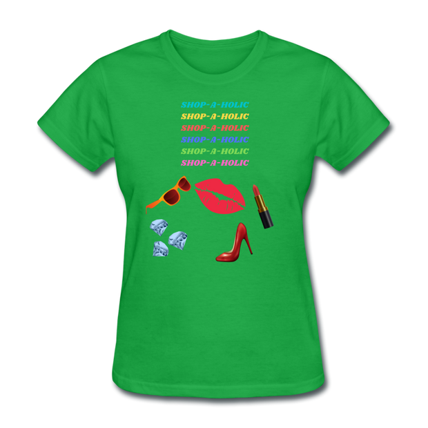 Shop-A-Holic T-Shirt - bright green