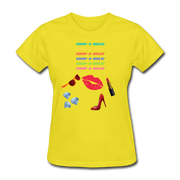 Shop-A-Holic T-Shirt - yellow