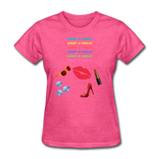 Shop-A-Holic T-Shirt - heather pink