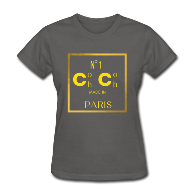 Co Co Paris T-Shirt - charcoal
