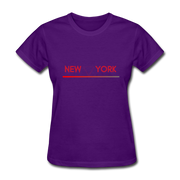 New York T-Shirt - purple