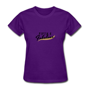 Fifty And Fabulous T-Shirt - purple