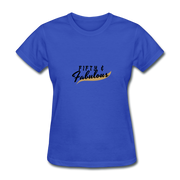 Fifty And Fabulous T-Shirt - royal blue