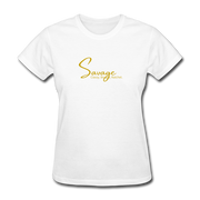 Savage Womens T-Shirt - white