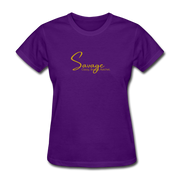 Savage Womens T-Shirt - purple