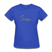 Savage Womens T-Shirt - royal blue