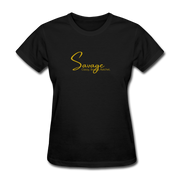 Savage Womens T-Shirt - black