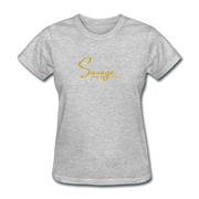 Savage Womens T-Shirt - heather gray