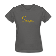 Savage Womens T-Shirt - charcoal