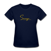 Savage Womens T-Shirt - navy