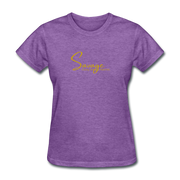 Savage Womens T-Shirt - purple heather