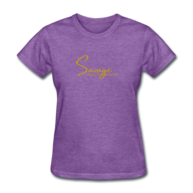 Savage Womens T-Shirt - purple heather