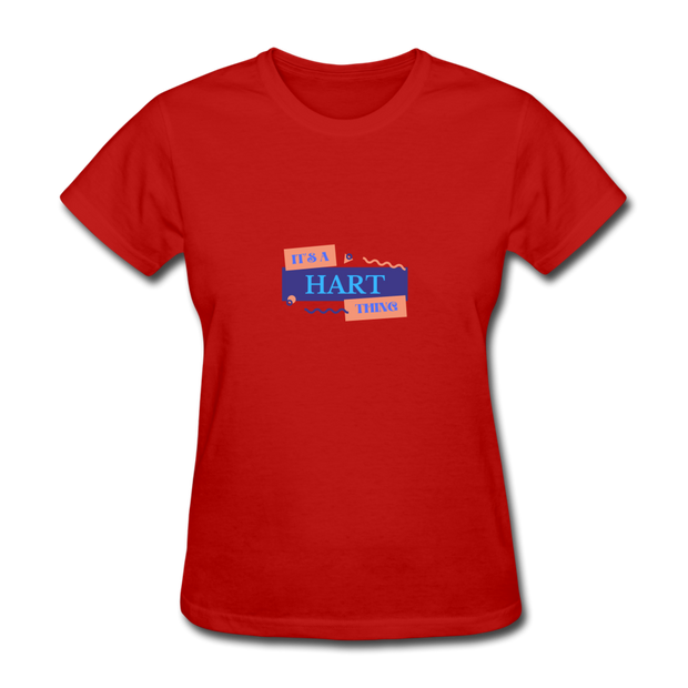 It's A Hart Thing T-Shirt - red