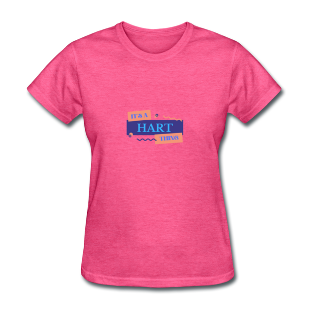 It's A Hart Thing T-Shirt - heather pink