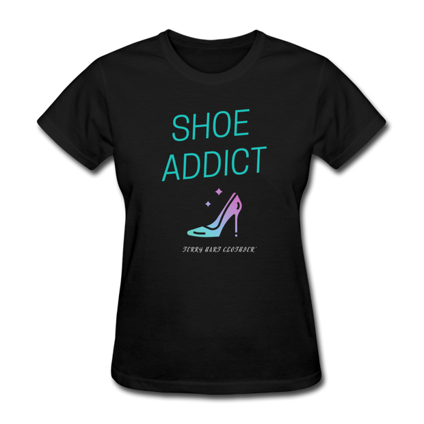 Shoe Addict Women's T-Shirt - black