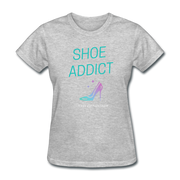 Shoe Addict Women's T-Shirt - heather gray