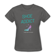 Shoe Addict Women's T-Shirt - charcoal