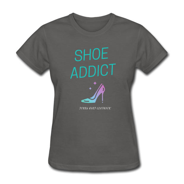 Shoe Addict Women's T-Shirt - charcoal