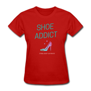 Shoe Addict Women's T-Shirt - red