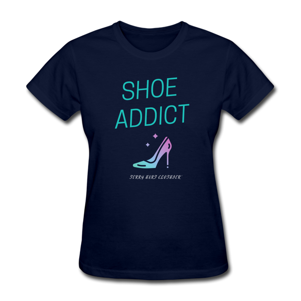 Shoe Addict Women's T-Shirt - navy