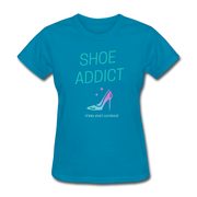 Shoe Addict Women's T-Shirt - turquoise