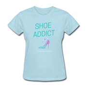 Shoe Addict Women's T-Shirt - powder blue