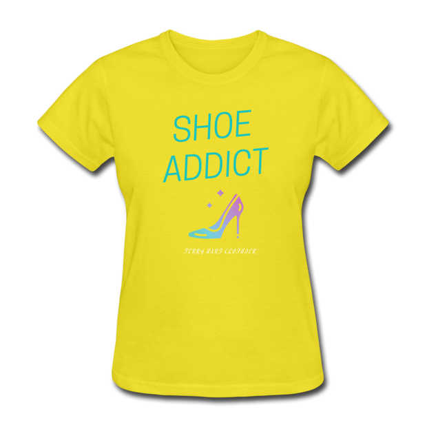 Shoe Addict Women's T-Shirt - yellow