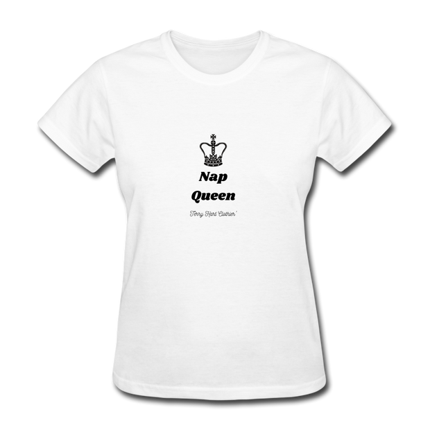 Nap Queen Women's T-Shirt - white