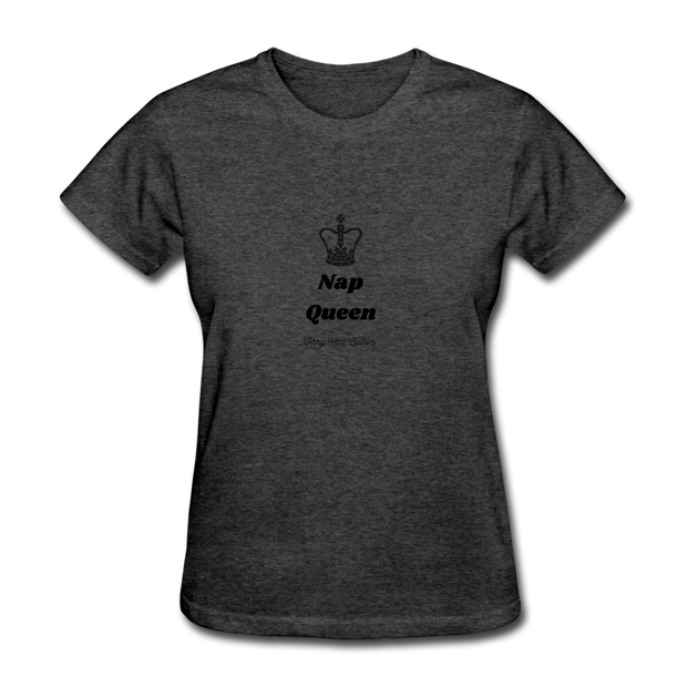 Nap Queen Women's T-Shirt - heather black