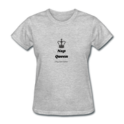 Nap Queen Women's T-Shirt - heather gray