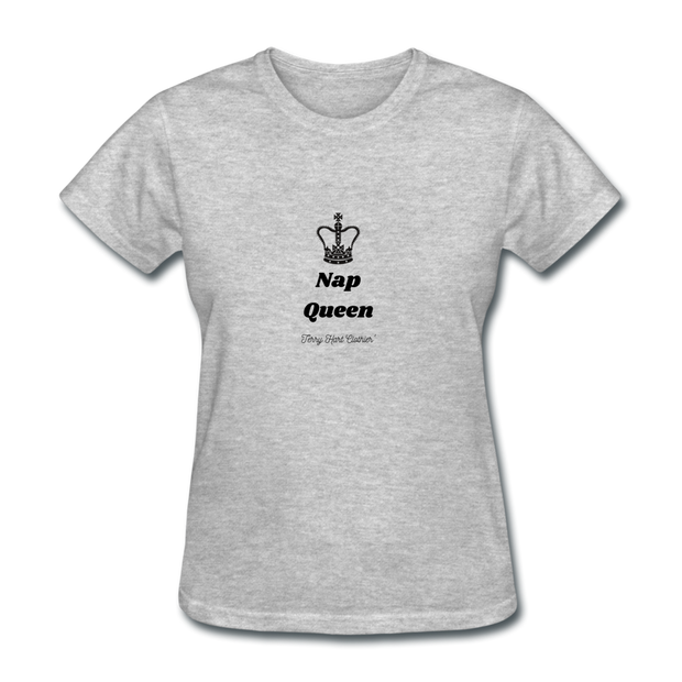 Nap Queen Women's T-Shirt - heather gray