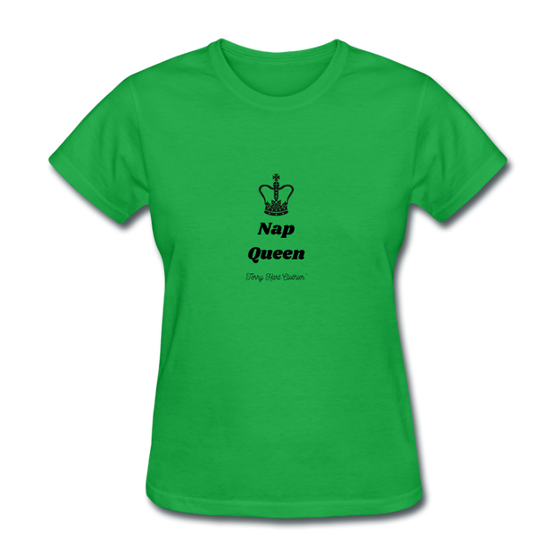 Nap Queen Women's T-Shirt - bright green