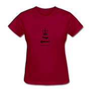 Nap Queen Women's T-Shirt - dark red