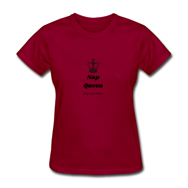 Nap Queen Women's T-Shirt - dark red