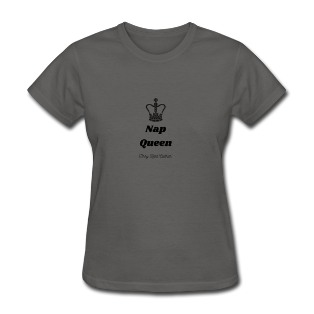 Nap Queen Women's T-Shirt - charcoal