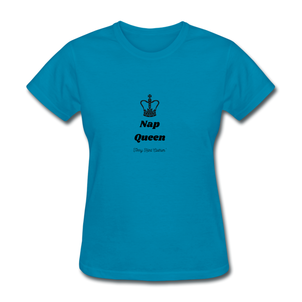 Nap Queen Women's T-Shirt - turquoise