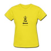 Nap Queen Women's T-Shirt - yellow