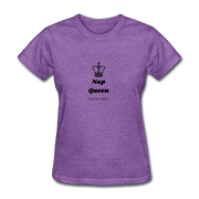 Nap Queen Women's T-Shirt - purple heather