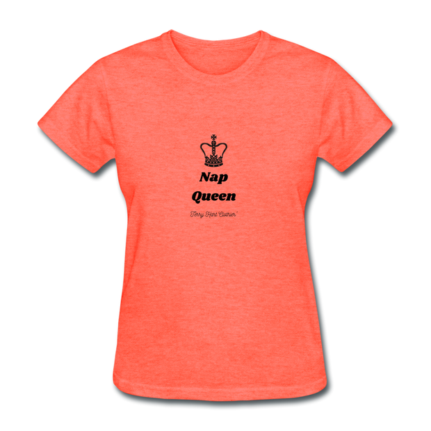 Nap Queen Women's T-Shirt - heather coral