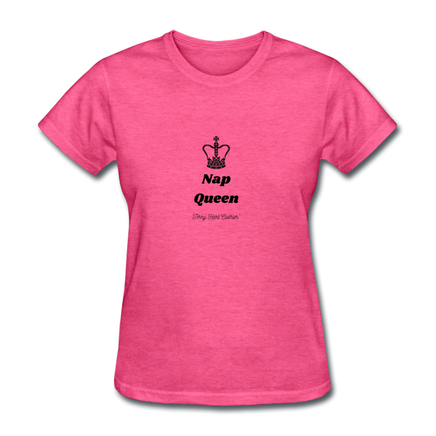 Nap Queen Women's T-Shirt - heather pink