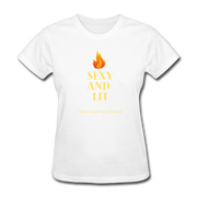 Sexy And Lit Women's T-Shirt - white