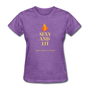 Sexy And Lit Women's T-Shirt - purple heather