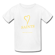 Saints with Heart Kids' T-Shirt - white