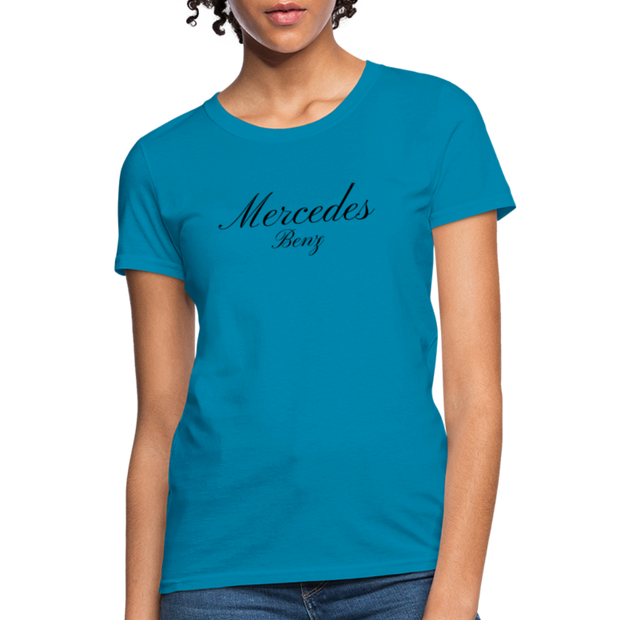 Mercedes Benz T-Shirt - turquoise
