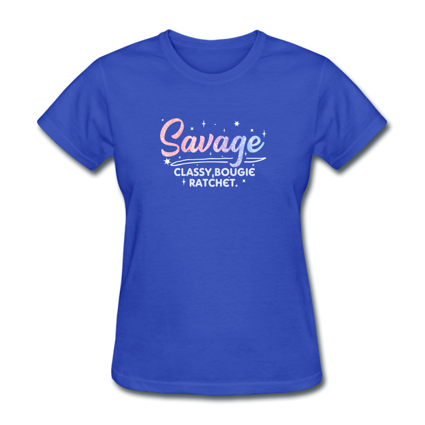 Colorful Savage T-Shirt - royal blue