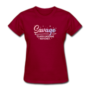 Colorful Savage T-Shirt - dark red