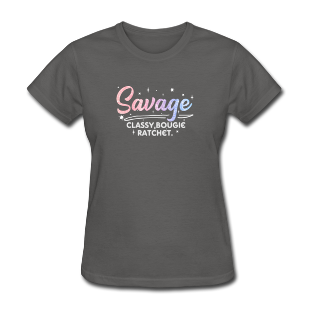 Colorful Savage T-Shirt - charcoal