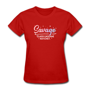 Colorful Savage T-Shirt - red