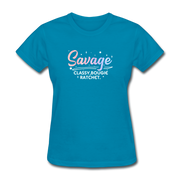 Colorful Savage T-Shirt - turquoise