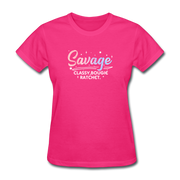 Colorful Savage T-Shirt - fuchsia
